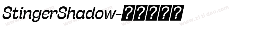 StingerShadow字体转换