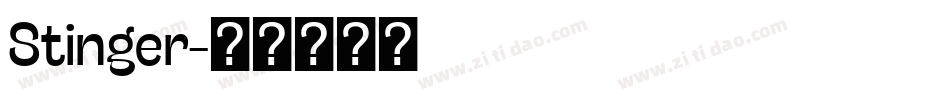 Stinger字体转换
