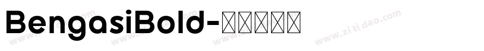 BengasiBold字体转换