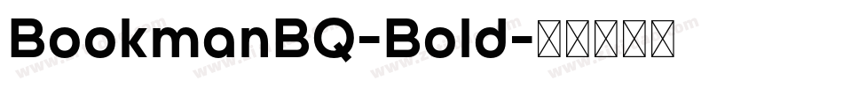 BookmanBQ-Bold字体转换