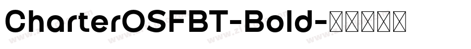 CharterOSFBT-Bold字体转换