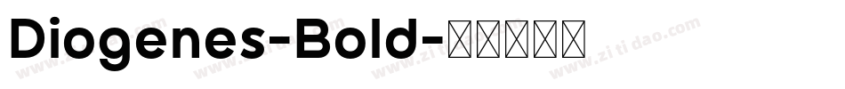 Diogenes-Bold字体转换