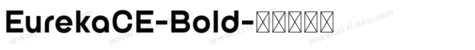 EurekaCE-Bold字体转换