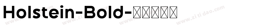 Holstein-Bold字体转换