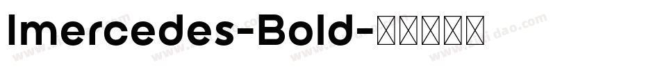 Imercedes-Bold字体转换