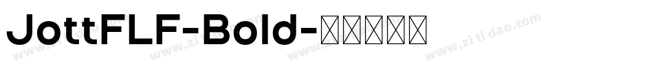 JottFLF-Bold字体转换