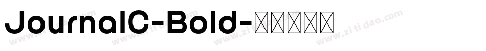 JournalC-Bold字体转换