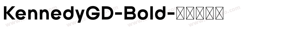 KennedyGD-Bold字体转换