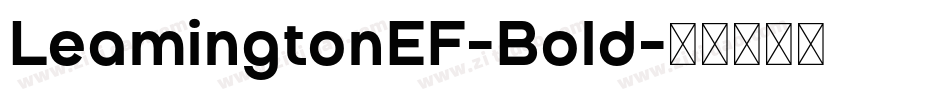 LeamingtonEF-Bold字体转换