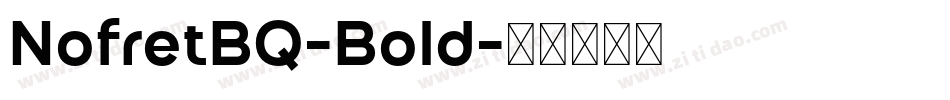 NofretBQ-Bold字体转换