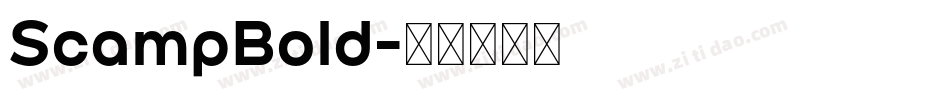 ScampBold字体转换