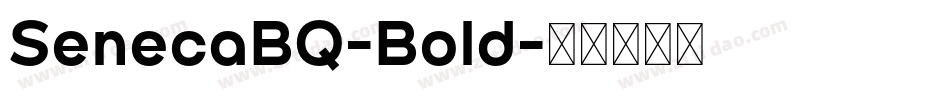 SenecaBQ-Bold字体转换