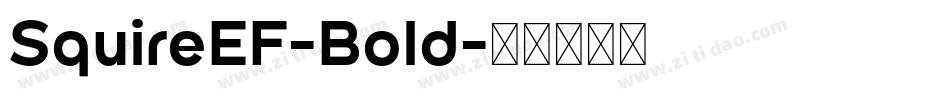 SquireEF-Bold字体转换