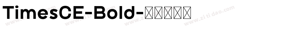 TimesCE-Bold字体转换