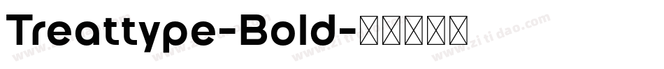 Treattype-Bold字体转换