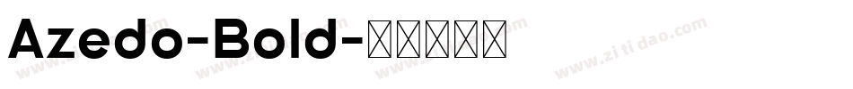 Azedo-Bold字体转换