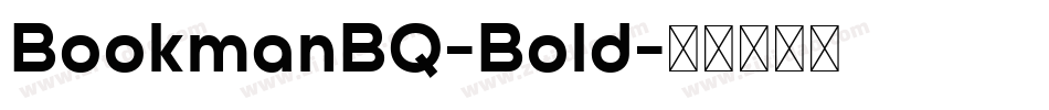 BookmanBQ-Bold字体转换