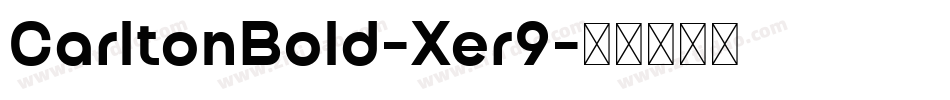 CarltonBold-Xer9字体转换