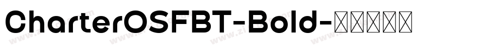 CharterOSFBT-Bold字体转换
