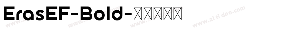 ErasEF-Bold字体转换