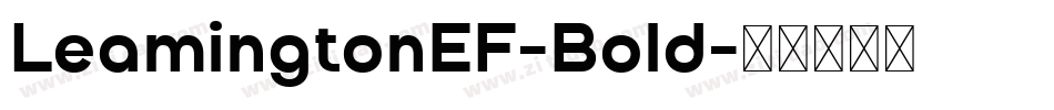 LeamingtonEF-Bold字体转换