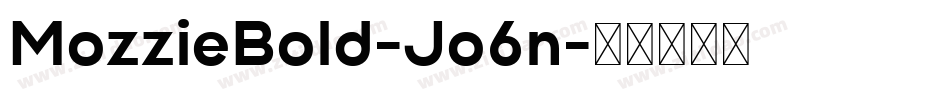 MozzieBold-Jo6n字体转换