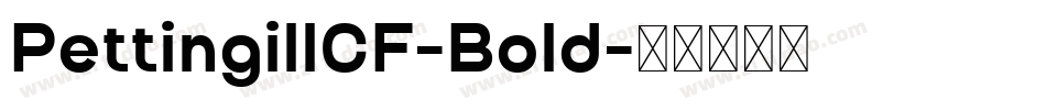 PettingillCF-Bold字体转换