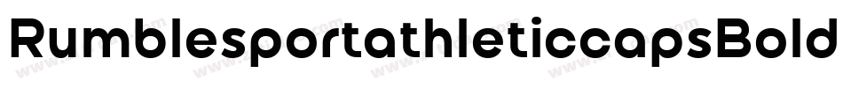 RumblesportathleticcapsBold-ZxDJ字体转换