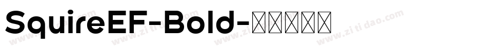 SquireEF-Bold字体转换