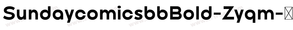 SundaycomicsbbBold-Zyqm字体转换