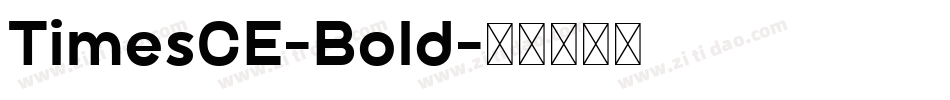 TimesCE-Bold字体转换