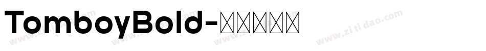 TomboyBold字体转换