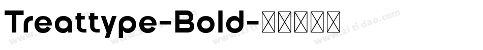 Treattype-Bold字体转换