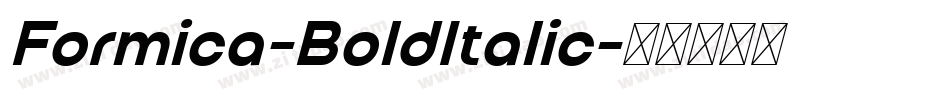Formica-BoldItalic字体转换 Formica-BoldItalic字体转换