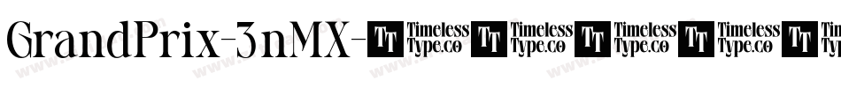 GrandPrix-3nMX字体转换