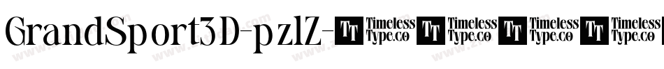 GrandSport3D-pzlZ字体转换