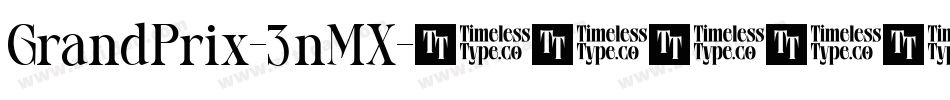 GrandPrix-3nMX字体转换