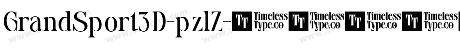 GrandSport3D-pzlZ字体转换
