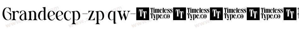 Grandeecp-zpqw字体转换