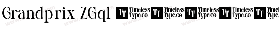 Grandprix-ZGql字体转换