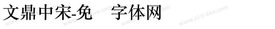 文鼎中宋字体转换