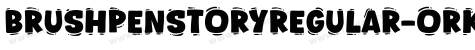 BrushpenStoryRegular-ORK8字体转换