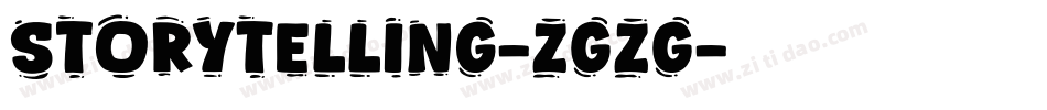 StoryTelling-zGzG字体转换