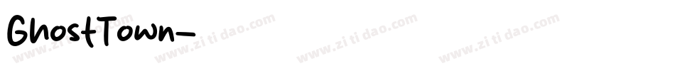 GhostTown字体转换