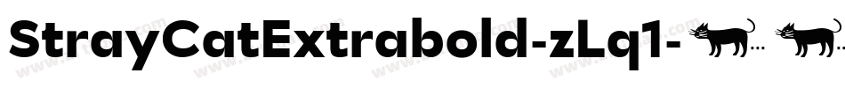 StrayCatExtrabold-zLq1字体转换