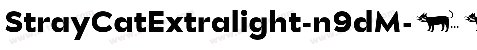 StrayCatExtralight-n9dM字体转换