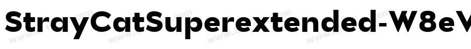 StrayCatSuperextended-W8eV字体转换