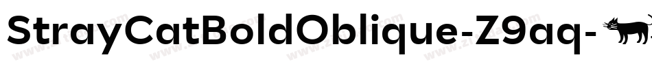 StrayCatBoldOblique-Z9aq字体转换