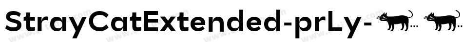 StrayCatExtended-prLy字体转换