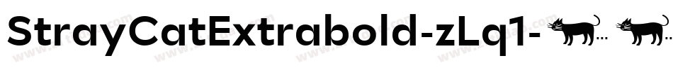 StrayCatExtrabold-zLq1字体转换